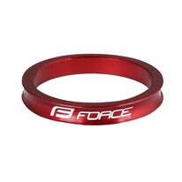 Spacer FORCE 1 1/8" 5mm (aluminium, red)