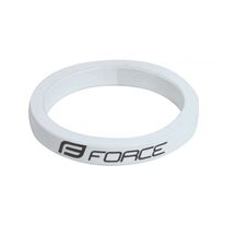 Spacer FORCE AHEAD 1 1/8" 5mm (aluminium, white)