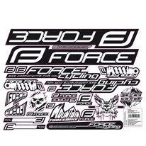 Stickers FORCE Mad for bike frame 37x27cm