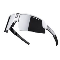 Sunglasses FORCE Ignite, black lenses (white/black)