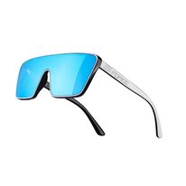 Sunglasses FORCE Scope, blue lens (black/white)