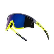 Sunglasses FORCE Sonic, blue lens (grey/fluorescent)