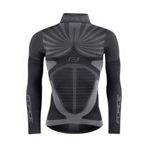 Thermal underwear jersey with long sleeves FORCE SNOWSTORM (black) M-L