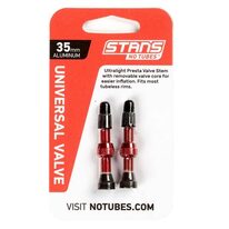 Valve set Stan's NoTubes for tubeless tyres 35mm (red)